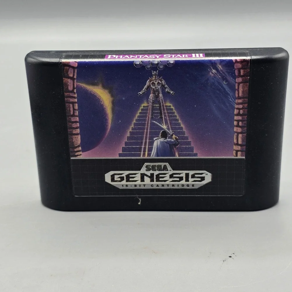 Phantasy Star III Generations of Doom Sega Genesis RPG Game with Case